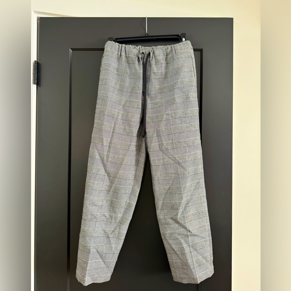 Aritzia Babaton Jimmy Plaid Pant in Herringbone